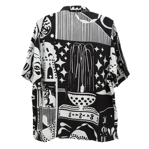 Polar Skate Co Spiral Shirt Black/White POL-SPIRALS Degli Uberti